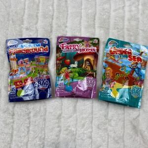 SALE 3 Pack of 45 Piece Puzzles - Circus, Fairy & Ocean Themes